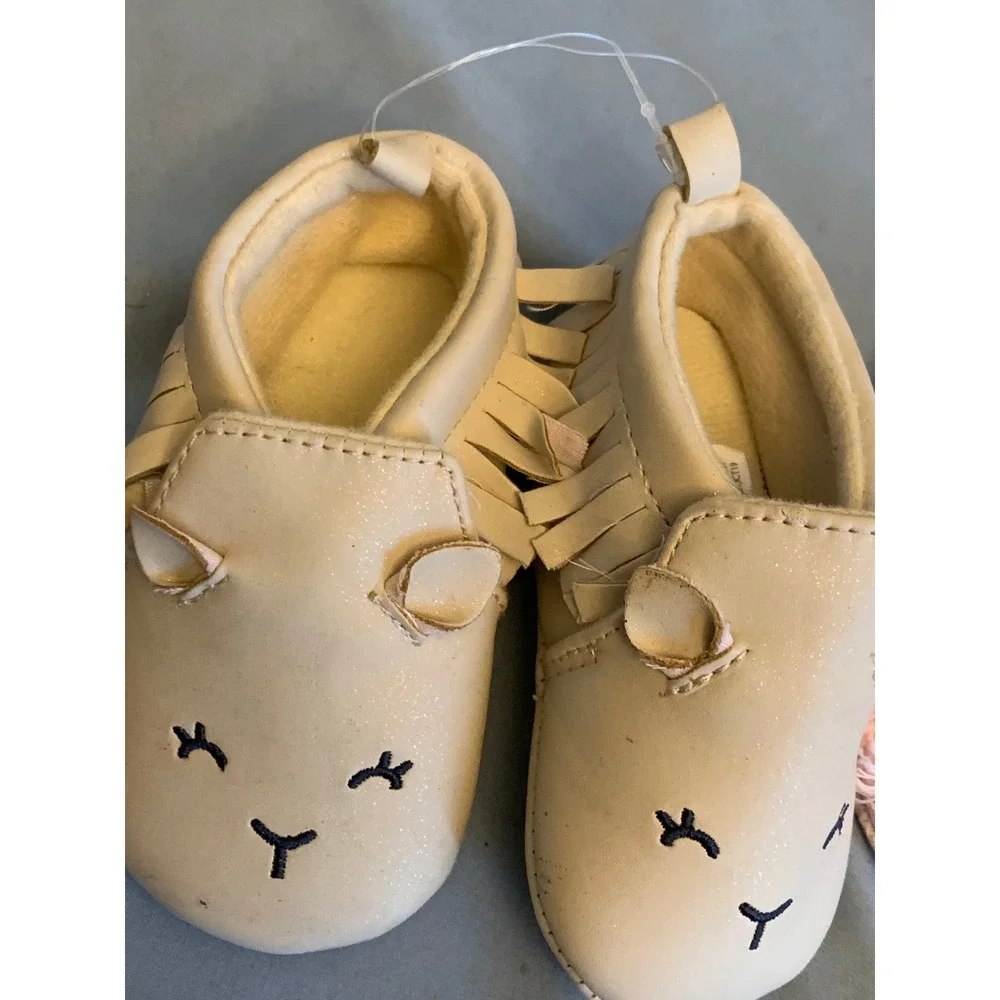 Child of Mine Carters Moccasins & Koala Baby Pink Crochet Shoes Lot 3-6M